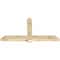 Ekena Millwork Eugene Rough Sawn Timber Gable Bracket, Douglas Fir, 72"W x 39"H x 4"D x 6"F, 13/12 Pitch GBW072X39X0406EUG00RDF - alternate 3